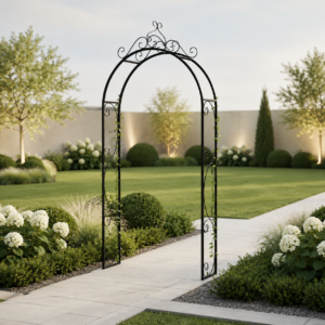 Beautiful garden archway with flowering bushes - 1.2m