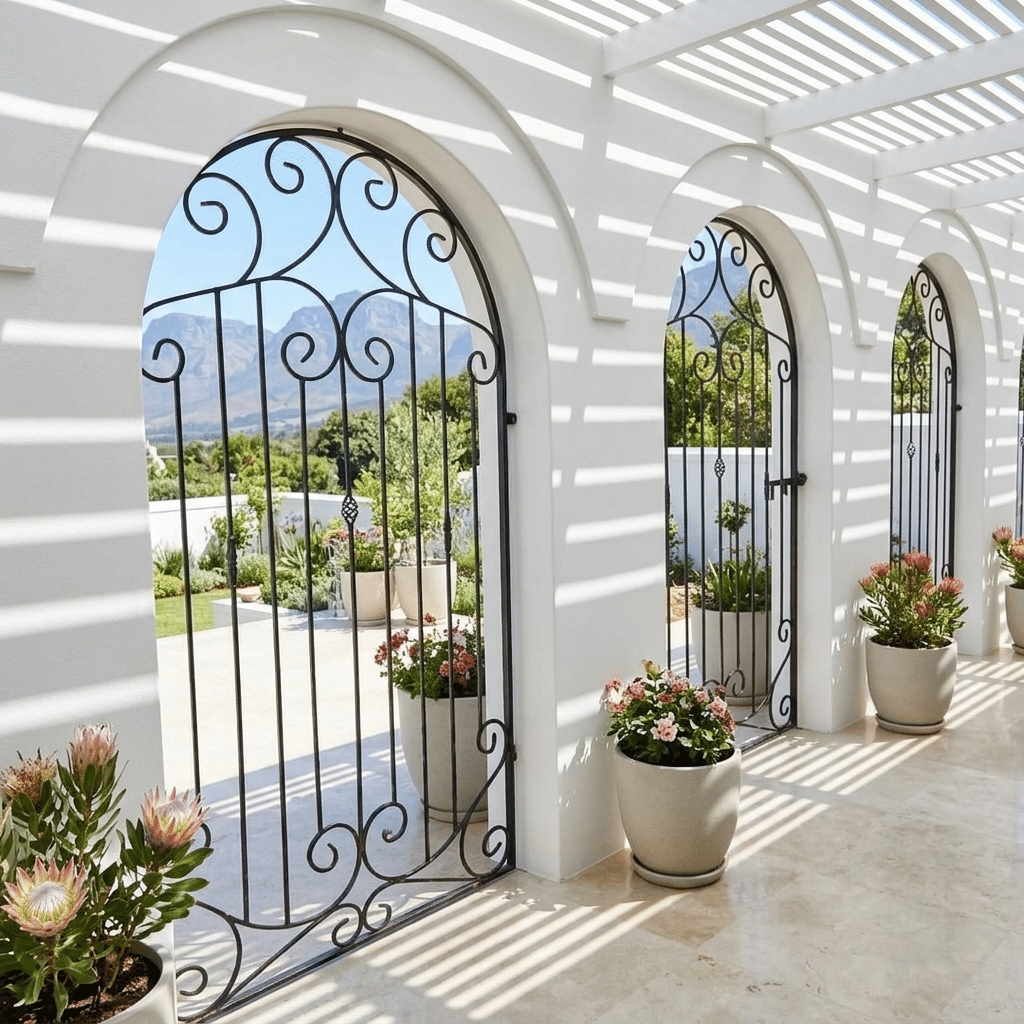 Elegant wall panel trellis in South Africa