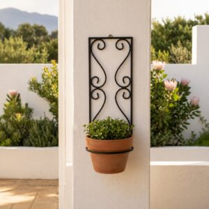 Mediterranean Pillar Garden Planter