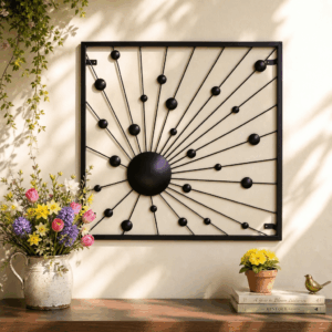 Sunshine detailed wrought iron wall decor South Africa