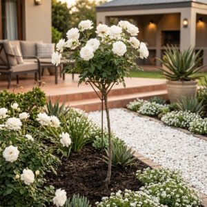 Wrought iron rose stand plant support