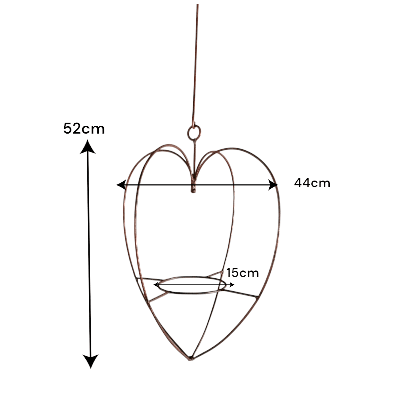 Heart Potholder Hanging – 15cm - Image 2