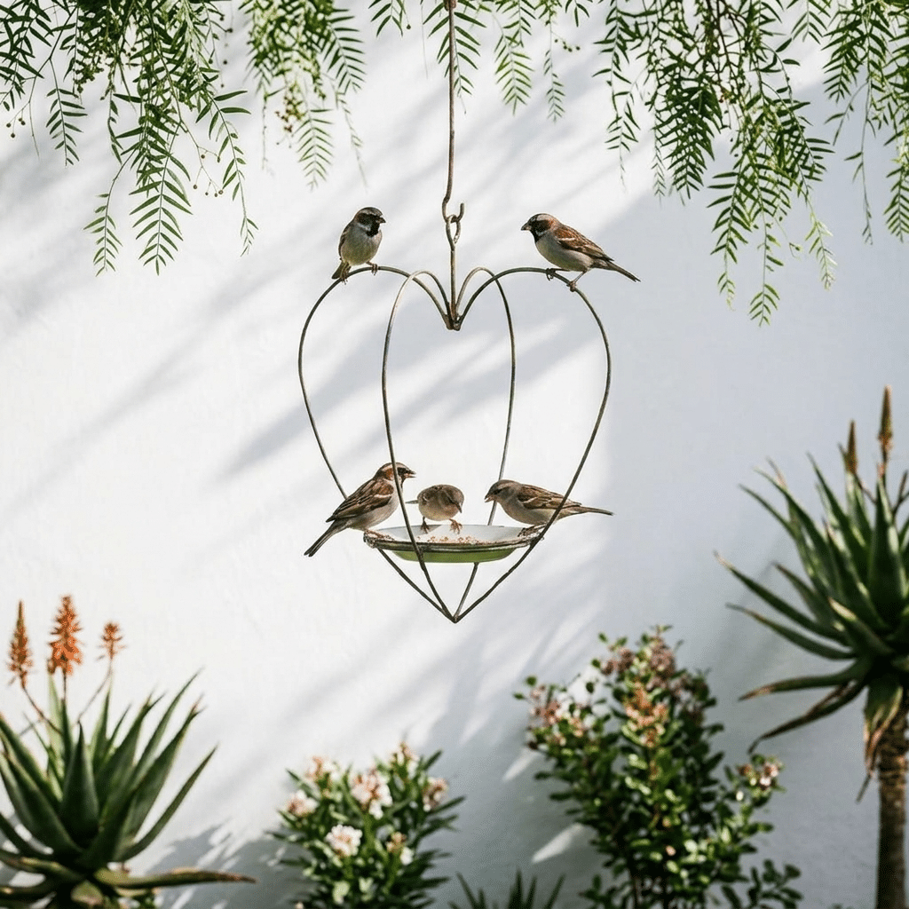 Heart Birdfeeder