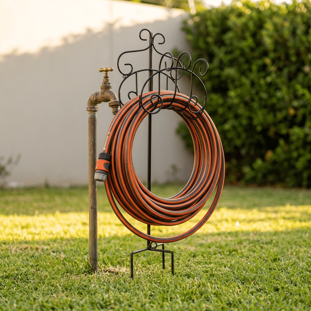 Freestanding Hosepipe Holder