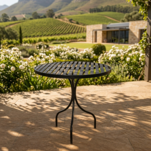 Lily Table with Flat Bar Top