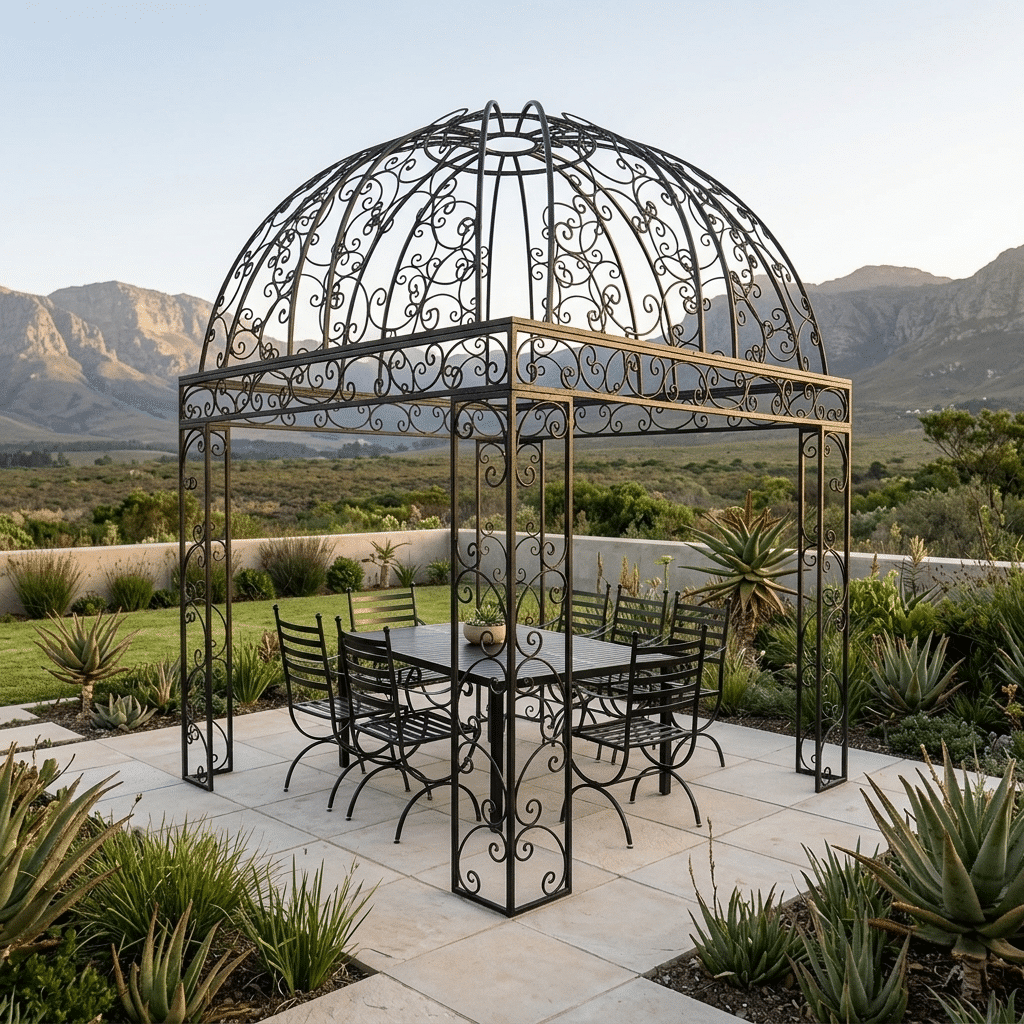 Pergola Lorraine - 3.5x3.5m & Scrolls - Image 2