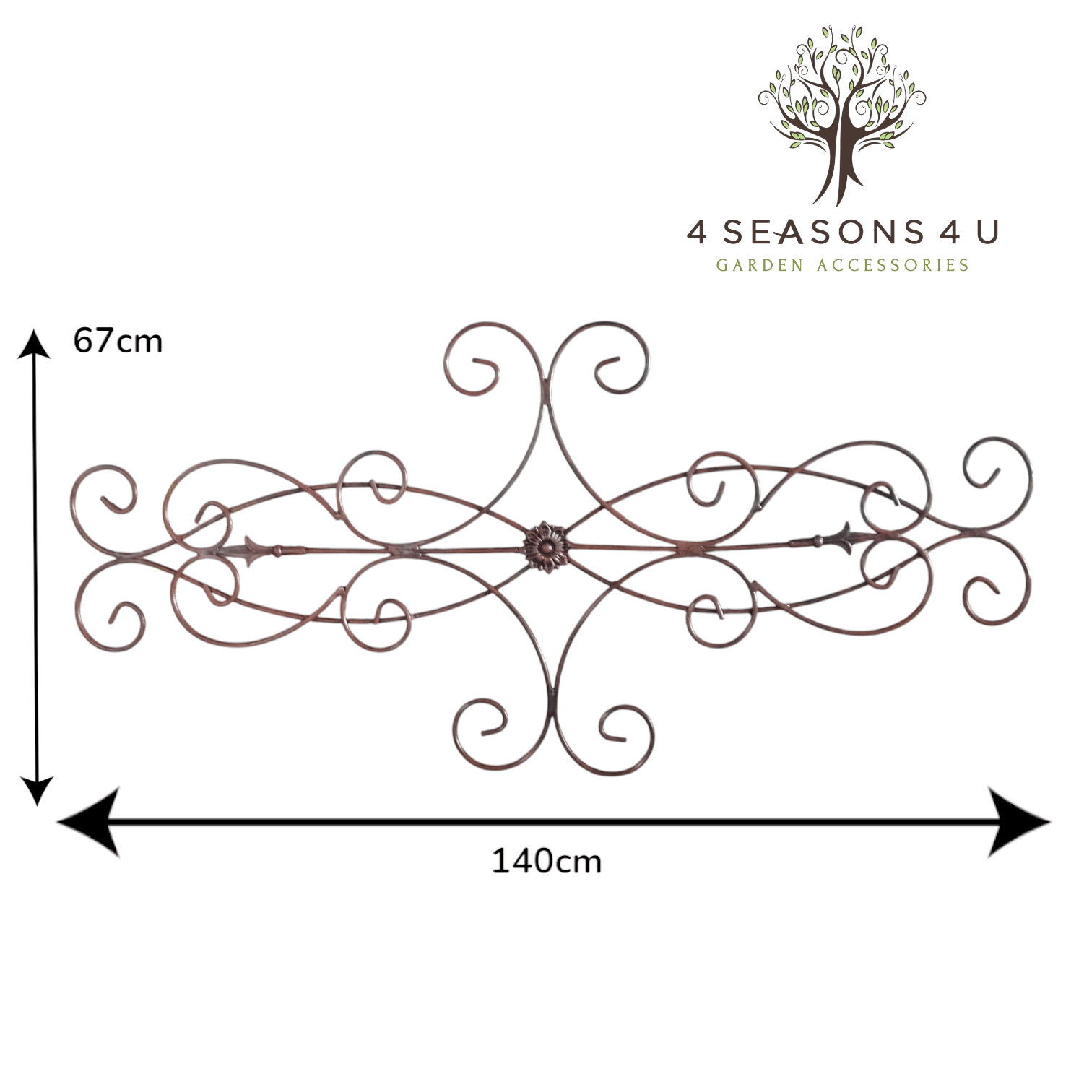 Fleur de Lis Floral Panel - Image 2