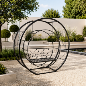round swing bench
