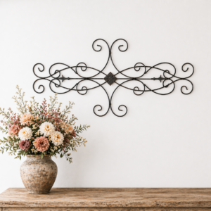 Fleur de Lis Floral Panel