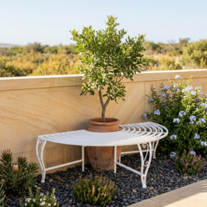 Tree Lovers Bench without Backrest - Half Circle
