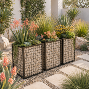Classic Garden Gabion - 50x50x90cm