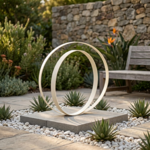 Medium Double-Up Sphere in South African succulent garden