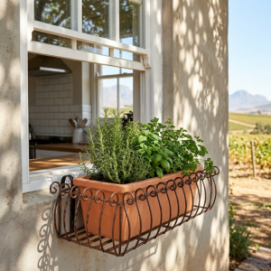 Waterloo Window Box - Round Bar