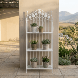 Floral wrought iron plant stand in South Africa 2